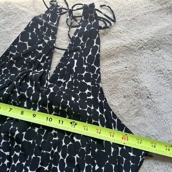 Banana Republic Jumpsuit Romper Women Size 8 Black White - Picture 6 of 8